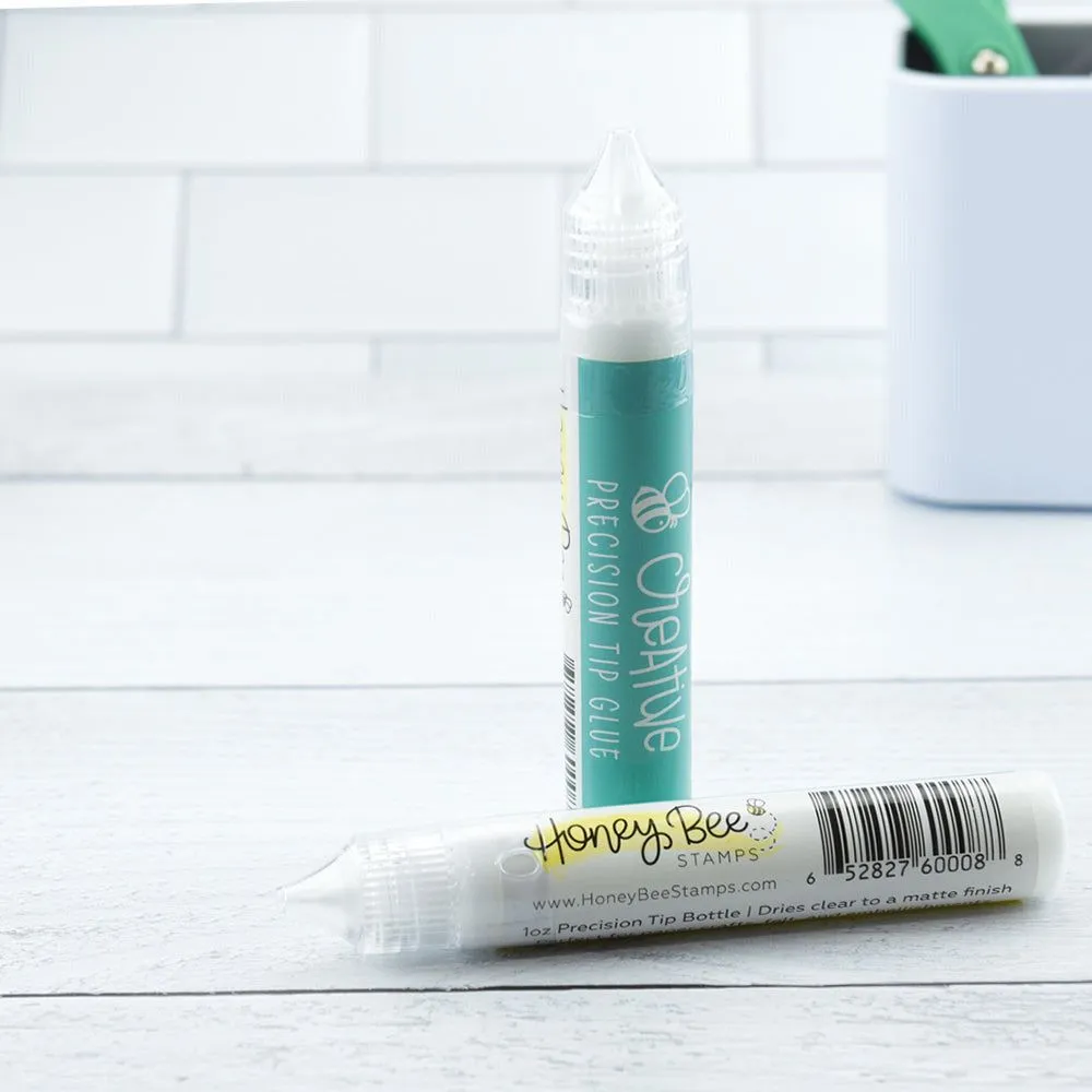 Bee Creative Easy Squeeze Precision Tip Glue - Dries Clear large