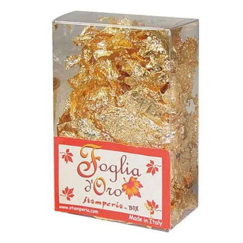 Stamperia Golden  Leaf Flakes tiny bundle