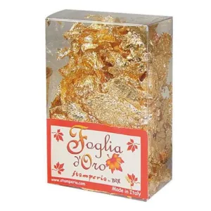 Stamperia Golden  Leaf Flakes tiny bundle