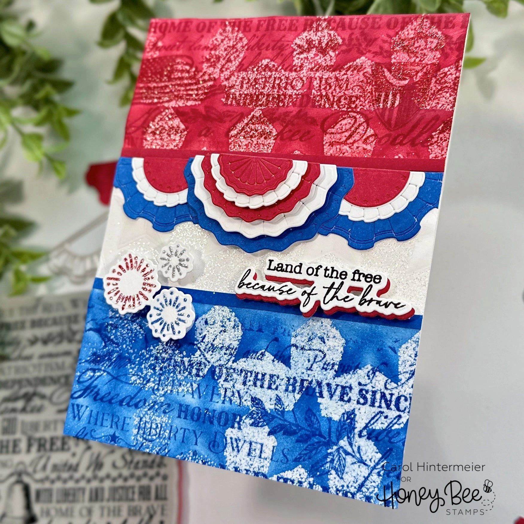 special Because Of The Brave - 4X6 Stamp Set
