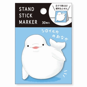 shiny Beluga Whale Sticky Notes