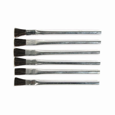Pack Of 6 Craft And Glue Brushes bamboo