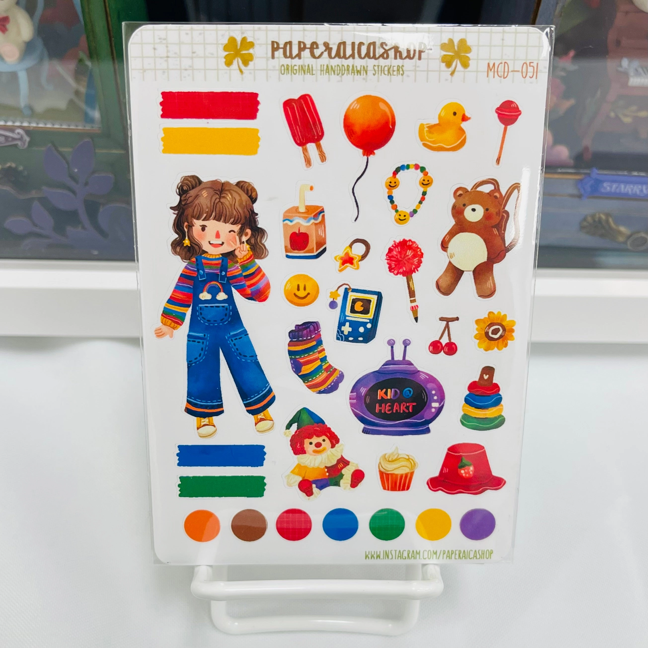 Paperaicashop Kidscore Planner Sticker limited superior