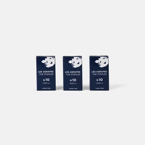 Papier Tigre Staples No.10 // Silver essential mini