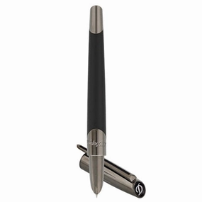 popular St Dupont Defi Millenium Matte Black & Gunmetal Fountain Pen