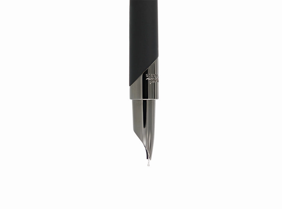 vegan minimalist St Dupont Defi Millenium Matte Black & Gunmetal Fountain Pen