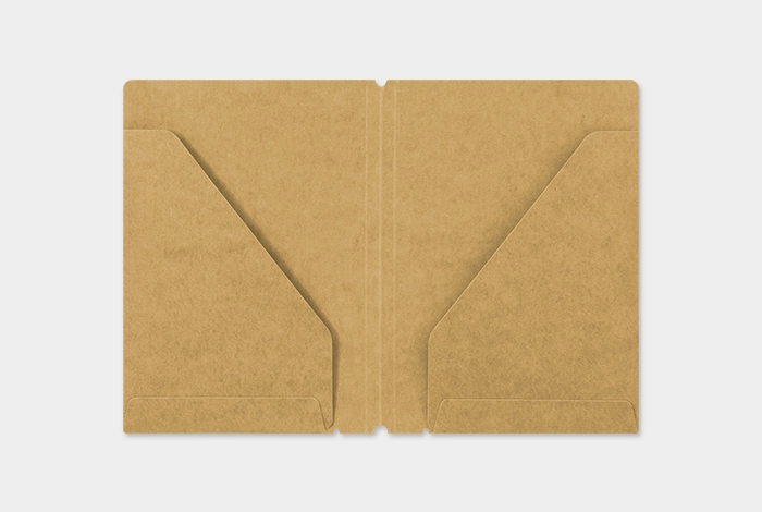 Traveler'S Notebook Refill- Passport Size Kraft File rubber