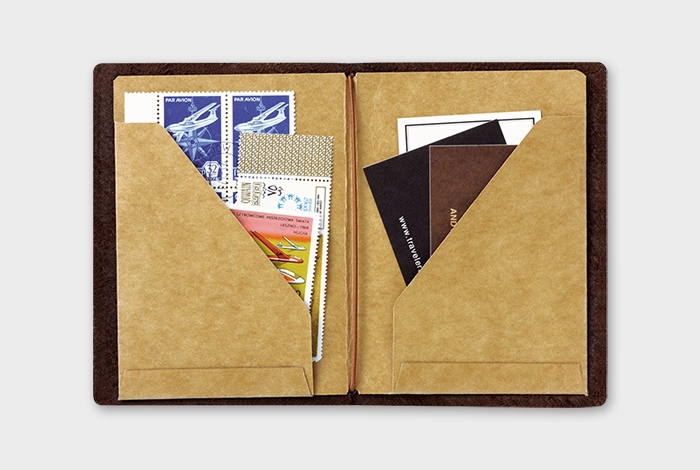 Traveler'S Notebook Refill- Passport Size Kraft File biodegradable resin