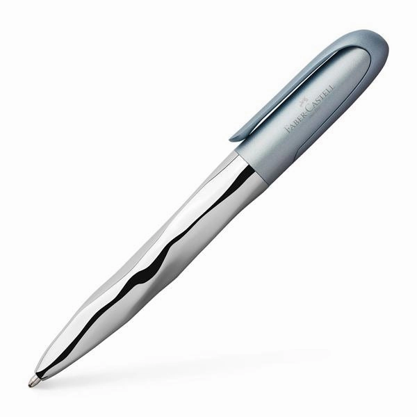 Faber-Castell N'Ice Metallic Light Blue Ballpoint Pen daily
