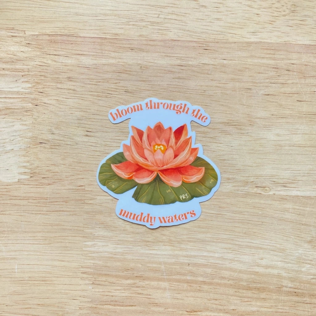 Paperaicashop Lotus Flower Vinyl Sticker quickdry professional