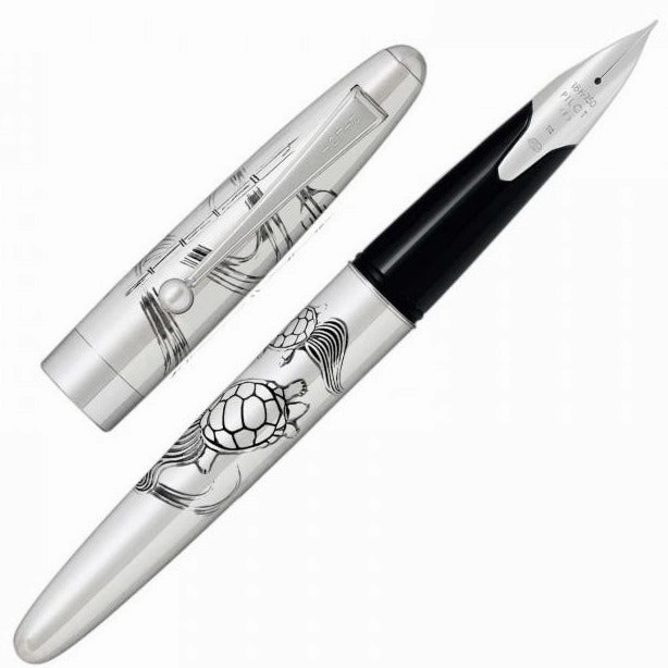 multipack slim Pilot Sterling Turtles Fountain Pen