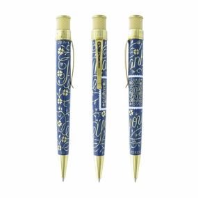 Retro 1951 Tornado U.S. Postal Service Thank You Purple Rollerball Pen original