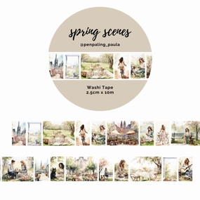 Spring Scenes Washi Tape manual