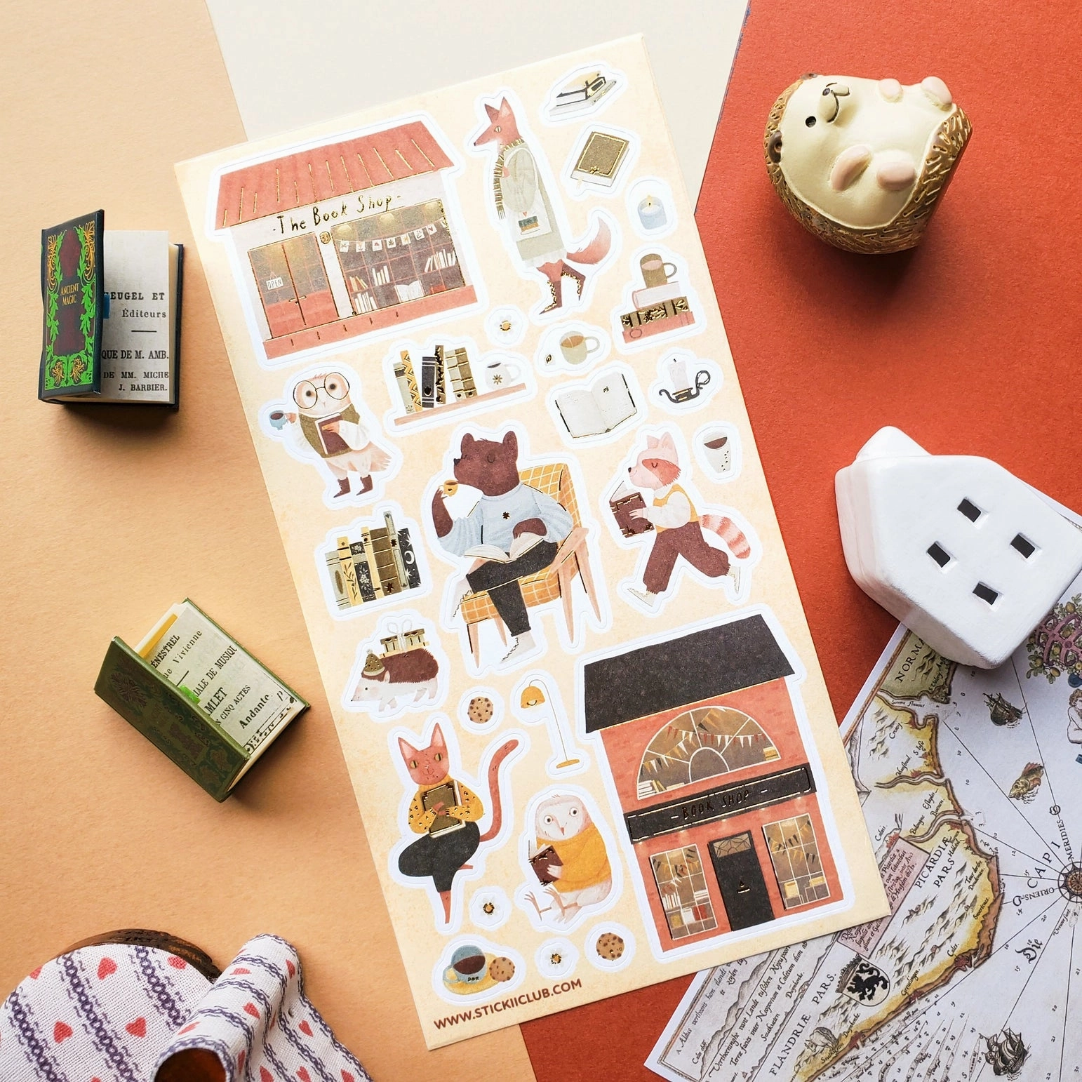 giant Stickii To The Bookshop Sticker Sheet