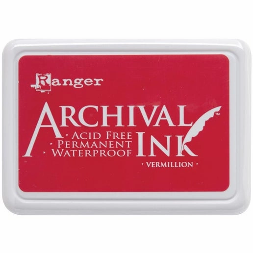 reliable Vermillion Ranger Archival Ink Pad #0