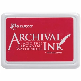 reliable Vermillion Ranger Archival Ink Pad #0