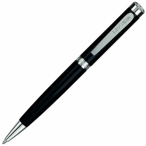 Versace Greca Black/Steel Ballpoint Pen wide finest