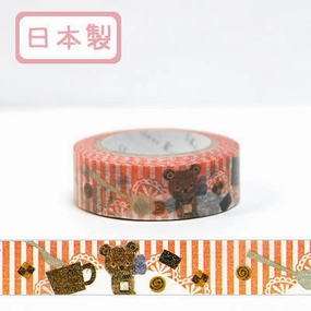 shockproof Flossy Bear Washi Tape ? Shinzi Katoh Design