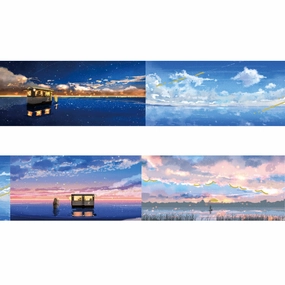 resin Mangetsu Coffee Shop Sky Washi Tape