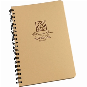 Rite In The Rain Side Spiral Notebook- Desert Tan- 4 5/8" X 7" cool wholesale