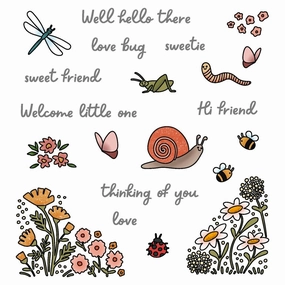 Spring Meadow - 5X6 Stamp Set - Retiring versatile