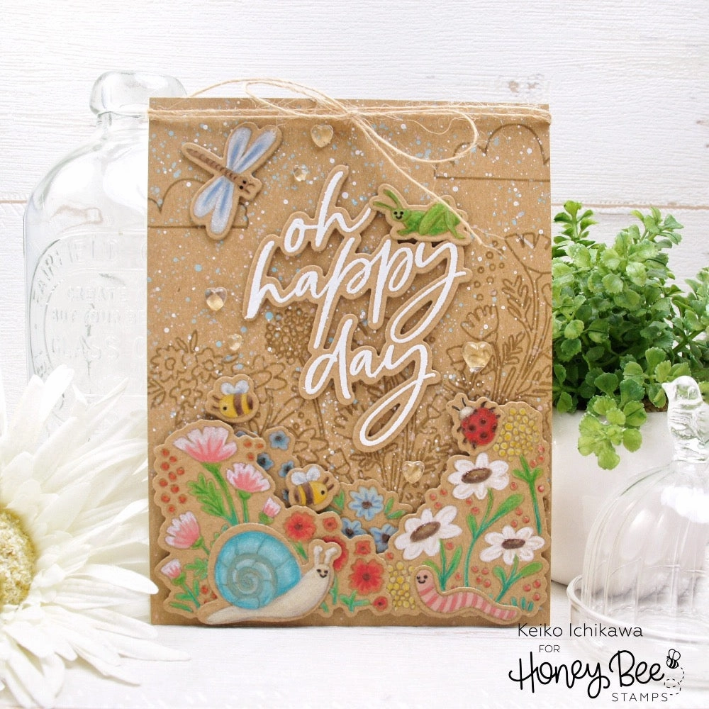 Spring Meadow - 5X6 Stamp Set - Retiring lightweight