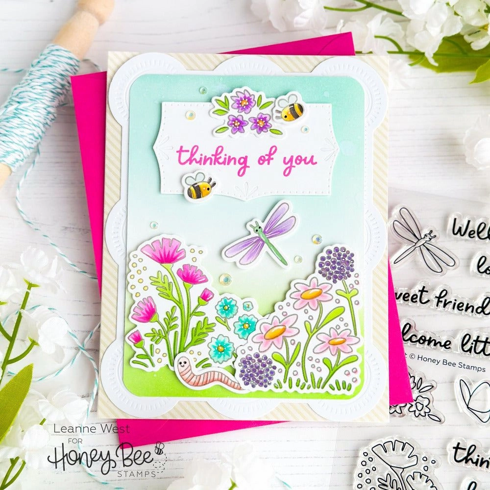 Spring Meadow - 5X6 Stamp Set - Retiring luxury multipack