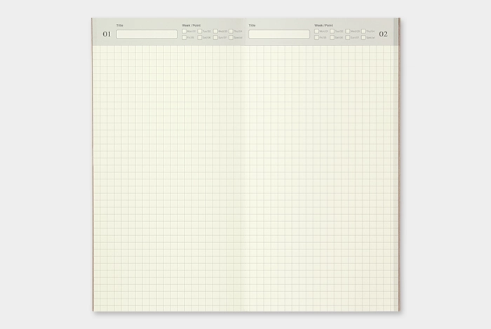 Traveler'S Notebook Refill-Regular Size- Diary glass premium