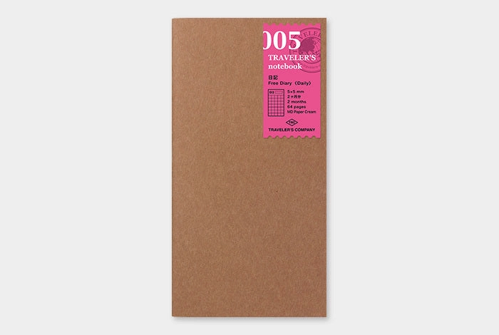 set daily Traveler'S Notebook Refill-Regular Size- Diary