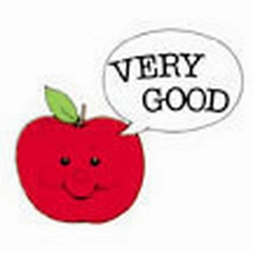 Very Good Apple Rubber Stamp mini paper