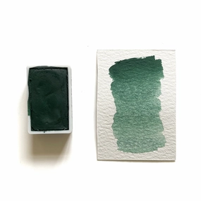 elegant affordable Victoria Green - Artist Grade Handmade Honey Based Watercolor Paint Full Pan 3.2Ml