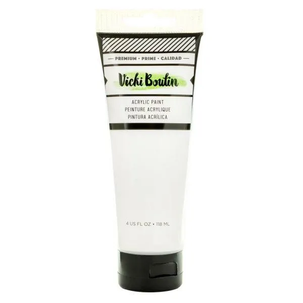 leather automatic Mixed Media Collection - Acrylic Paint - White