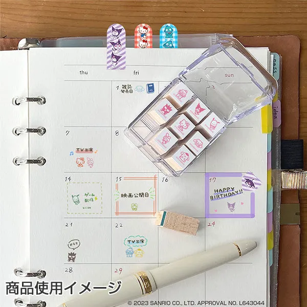 Sanrio Character Planner Companion Stamp colorful organic