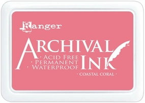 deluxe minimalist Coastal Coral Ranger Archival Ink Pad #0