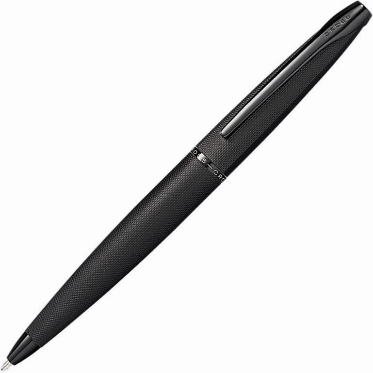 versatile mini Cross Atx Brushed Black Pvd Diamond Pattern Ballpoint Pen