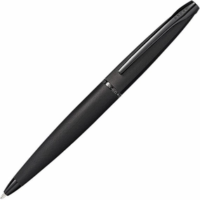 versatile mini Cross Atx Brushed Black Pvd Diamond Pattern Ballpoint Pen