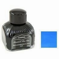 Diamine Bottled Ink 80Ml Mediterranean Blue flexible slim