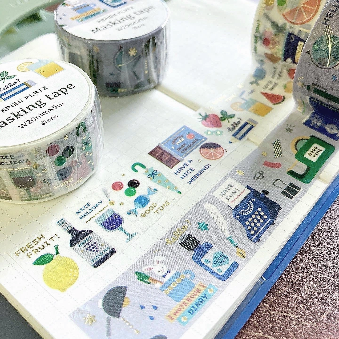 Eric Small Things Washi Tape My Desk bronze