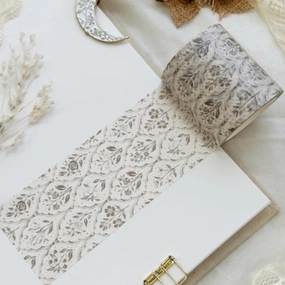 Vintage Floral Wallpaper Washi Tape 50Mm neutral