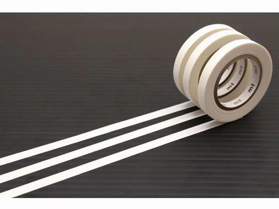Mt Slim Matte White Washi Tapes tiny