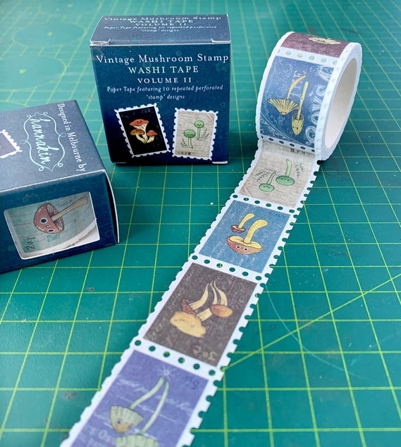 daily Vintage Mushroom Volume Ii Stamp Washi Tape