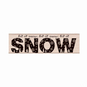 superior slim Patterned Snow Stamp