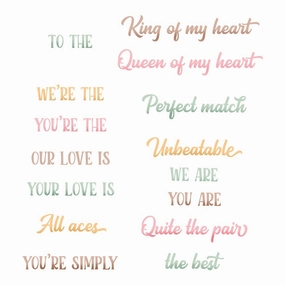 vivid flexible Perfect Match - 4X5 Stamp Set