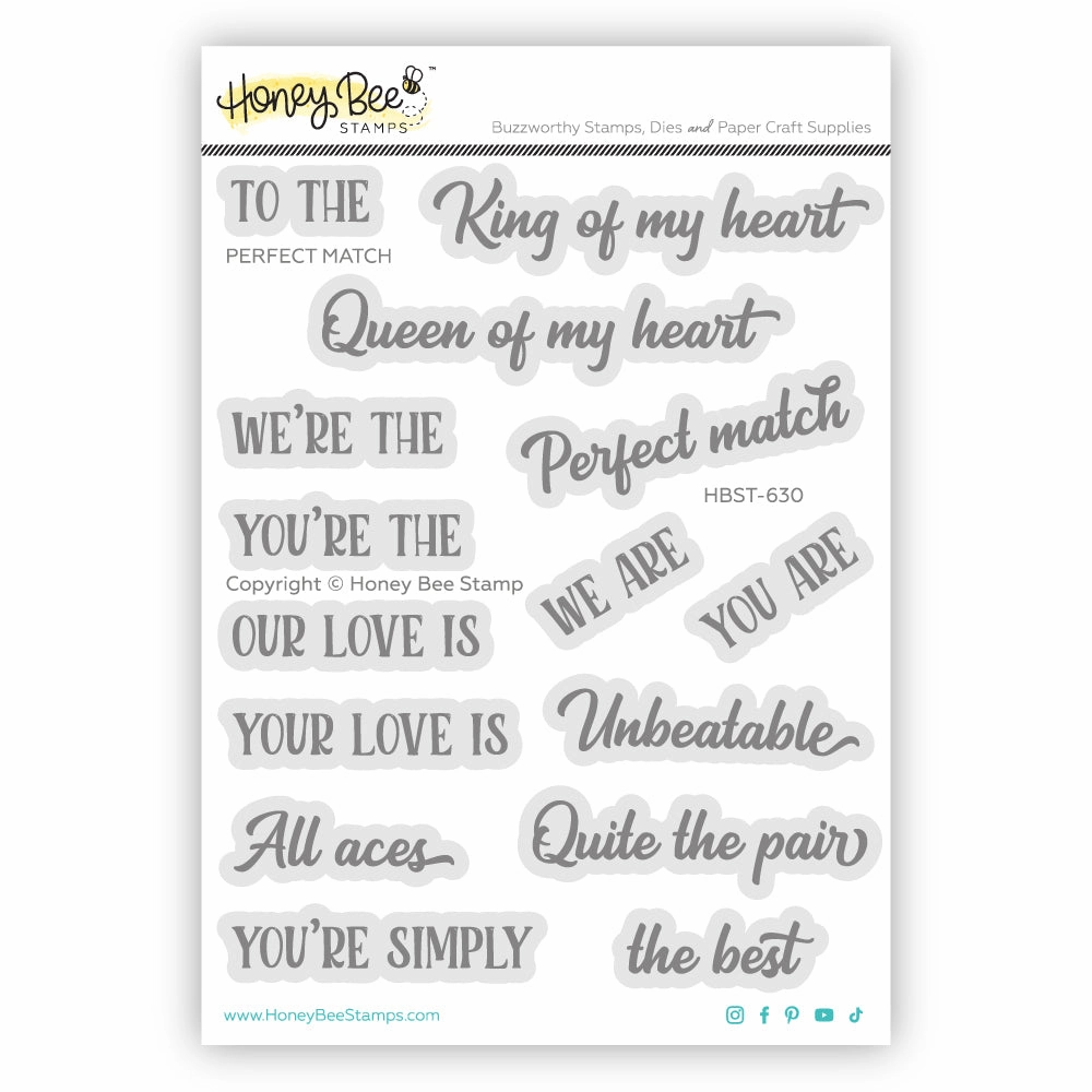 Perfect Match - 4X5 Stamp Set small