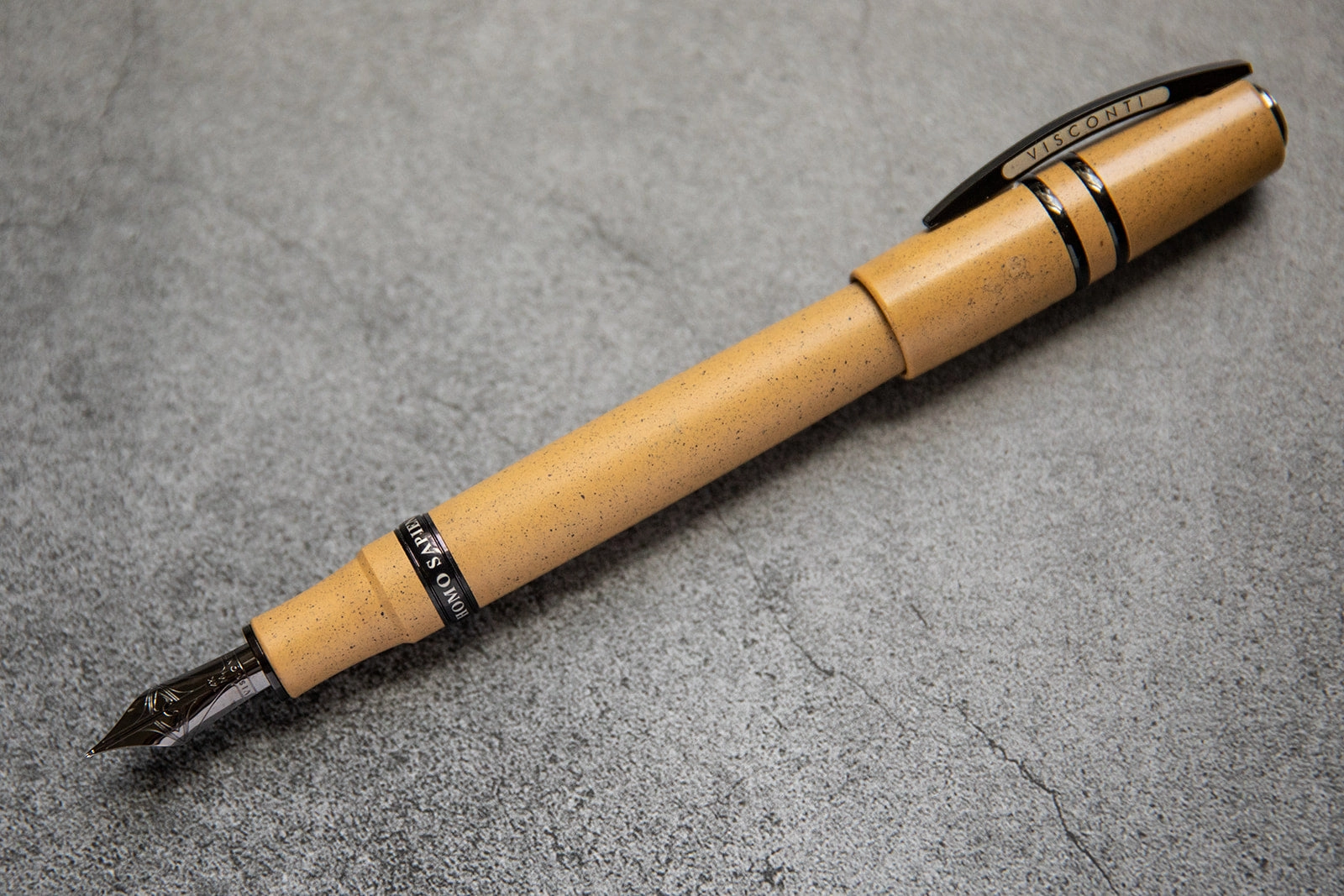 resin Visconti Homo Sapiens Sandstorm Fountain Pen