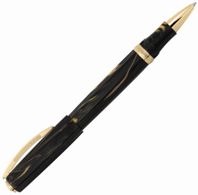 Visconti Medici Black Basilica Oversize Rollerball Pen vivid lightweight