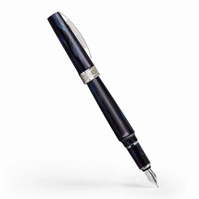 sturdy vegan Visconti Mirage Night Blue Fountain Pen