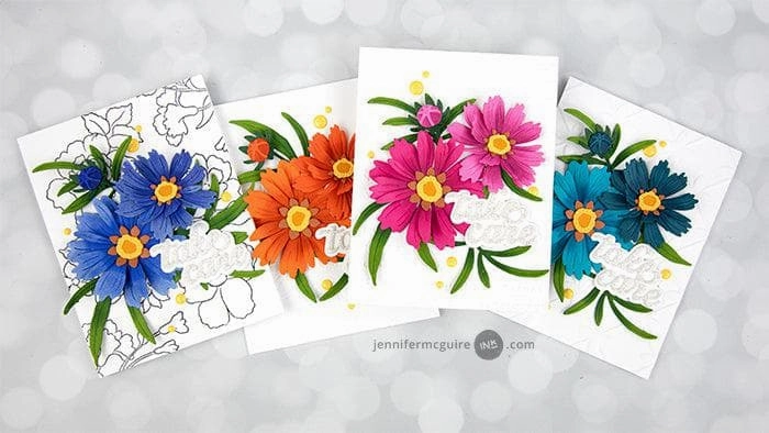 Craft-A-Flower: Coreopsis Layering Die Set robust