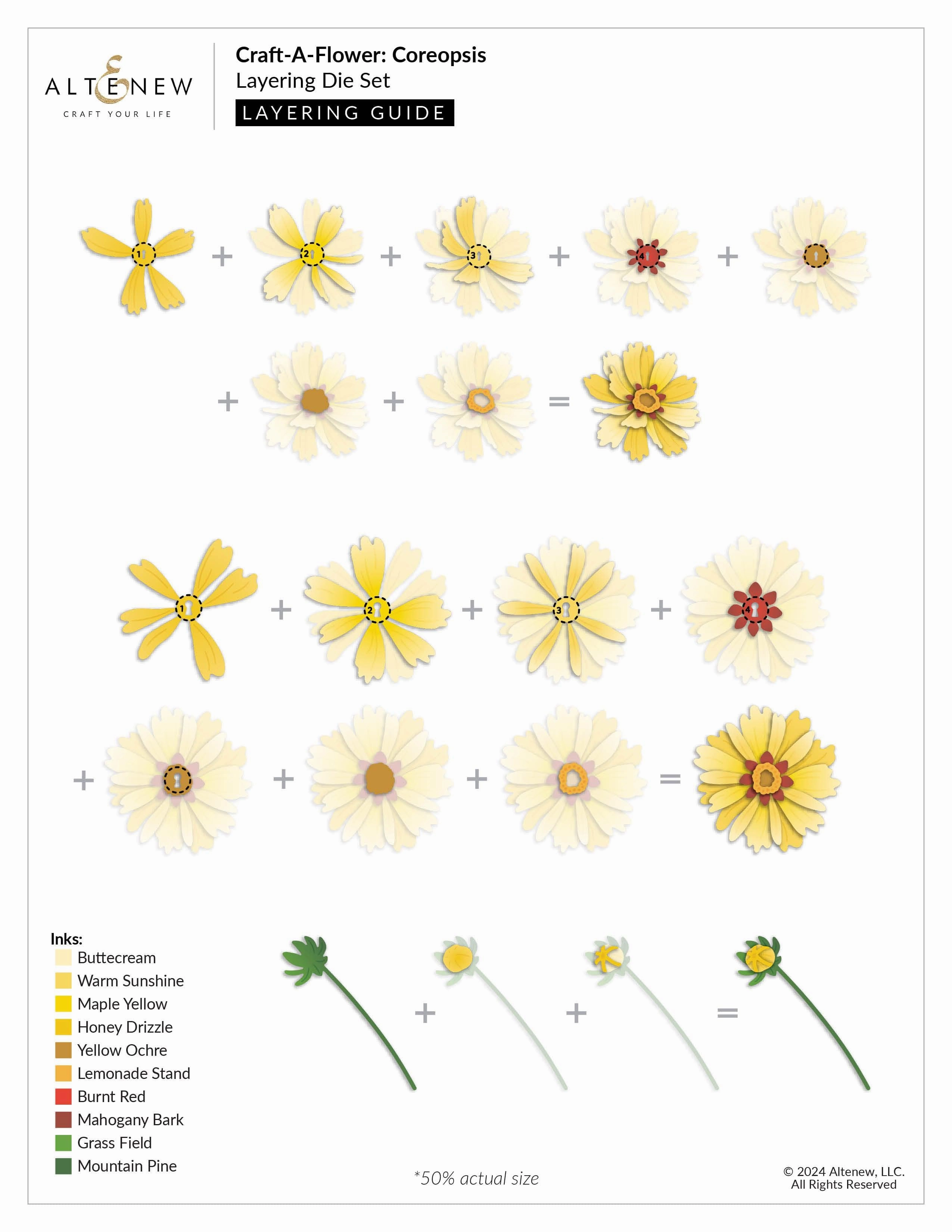 Craft-A-Flower: Coreopsis Layering Die Set tiny