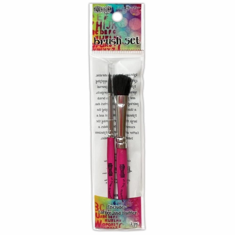 Dyan Reaveley'S Dylusions Brush Set 2/Pkg plastic
